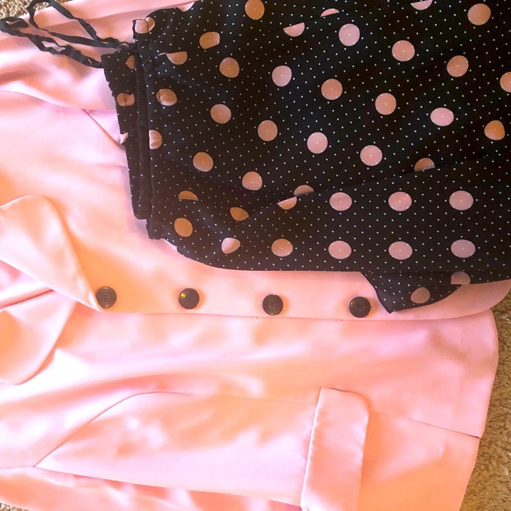 Plus size pretty skirt set